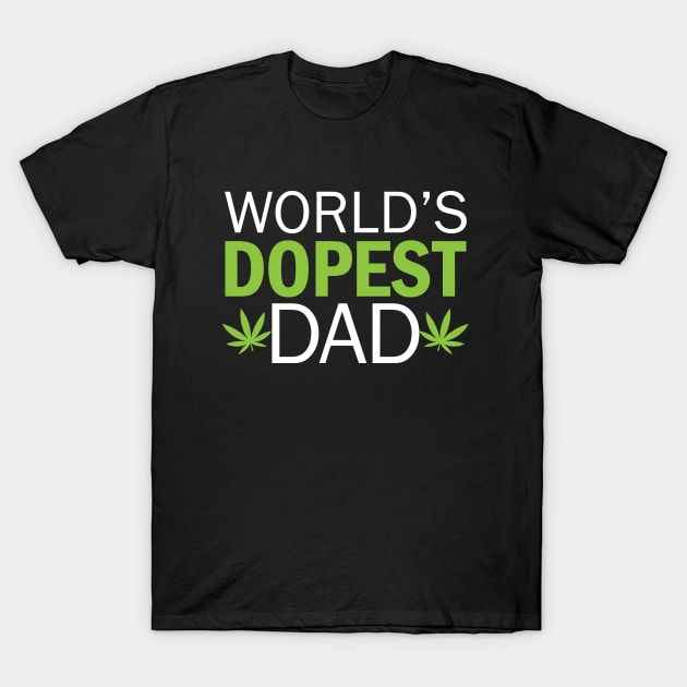 World's Dopest Dad T-Shirt by Julorzo